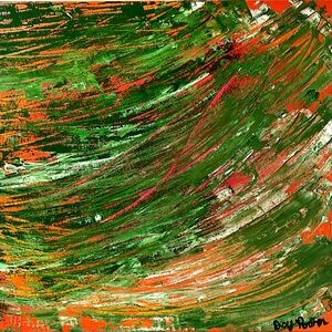 Abstract Painting “Rot” By Jay Padron